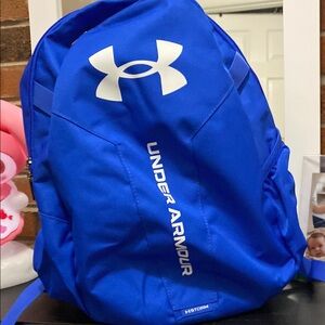 Under Armour Blue Backpack Sleek Design Durable Material